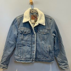 Levi’s Sherpa Trucker Fleece Lined Denim Jacket